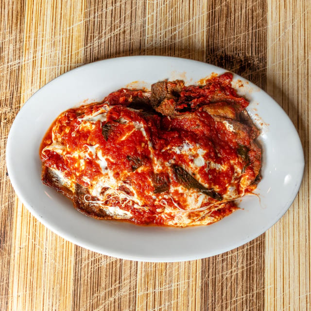Eggplant Parmigiana Platter.